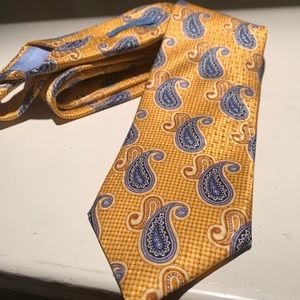 NWOT JZ Richards Gold Silk Tie